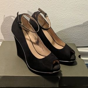 Mossimo Black Wedge Heels size 8